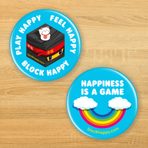 Block Happy 2 button badges